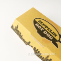 Scatola di carta personalizzata per cani hot dog monouso